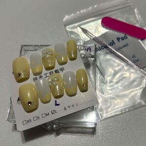 Brand New Hand Made Press on Nails # 49